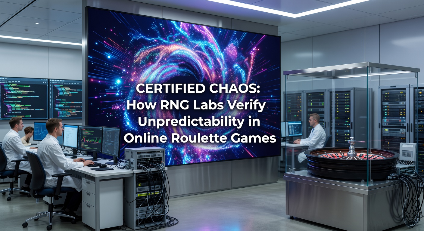 Grafiek van een RNG-testproces met willekeurige getallenreeksen en verificatiegrafieken voor online roulette