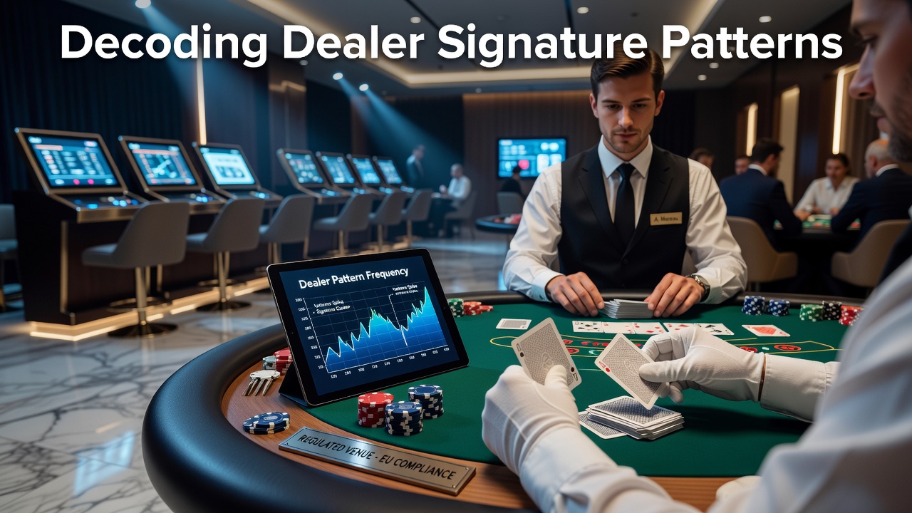 Analyse van dealer signatuur patronen in Europese casino's met roulette wielen en croupier handelingen