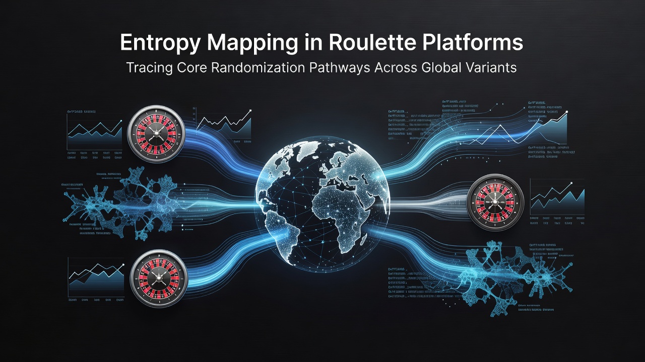 Entropiemapping visualisatie in roulette RNG systemen met globale varianten