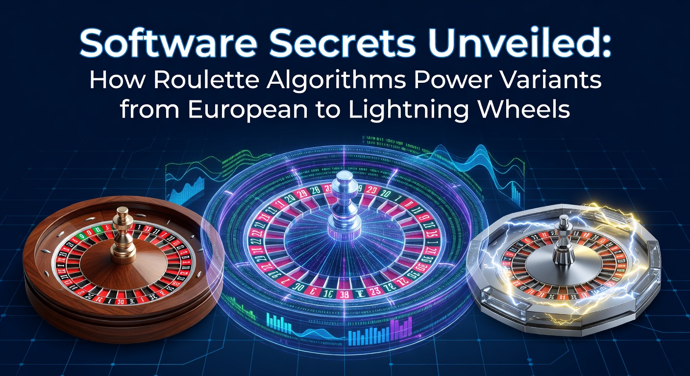 Digitale weergave van een roulettewiel met onderliggende algoritmes en code die het spel aandrijft