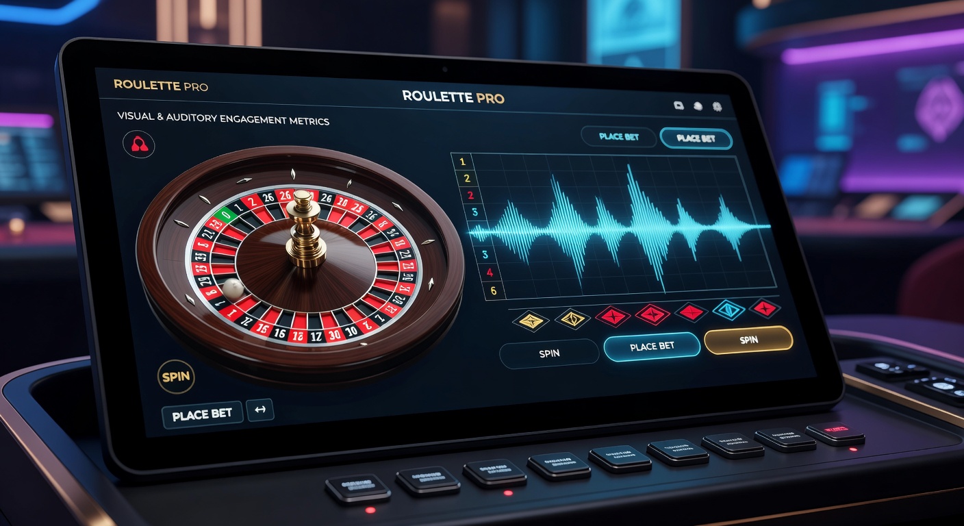 Auditieve en visuele integratie in digitale roulette spellen met geluidsweergave en interface elementen