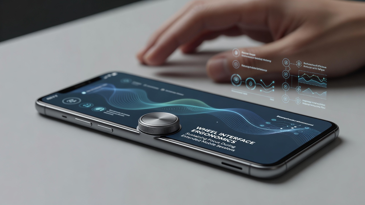 Ergonomisch ontwerp van een mobiele roulette-wielinterface met touch-optimalisatie en visuele elementen